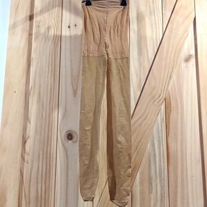Spirit Halloween Sheer Gold Sparkle Tights
